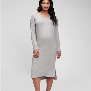 Maternity Softspun Dress in Gray M